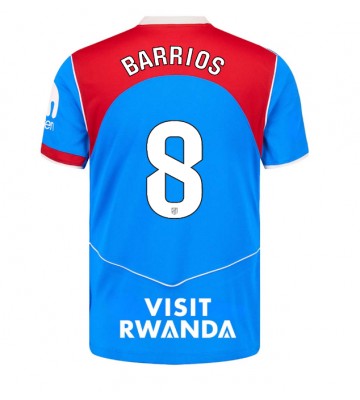 Atletico Madrid Pablo Barrios #8 Tredjetrøje 2025-26 Kortærmet